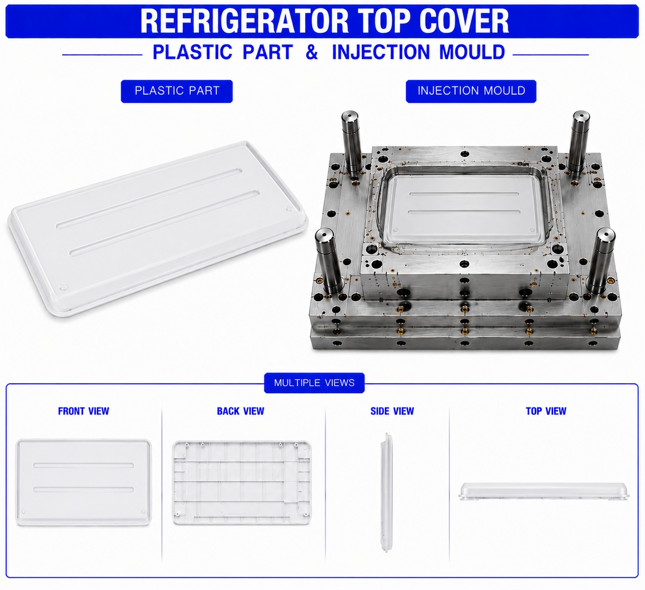 Refrigerator Plastic Top Cover